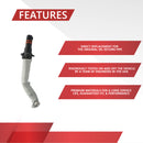 Motiv8 Turbo Oil Line with Gasket for Chevy Cruze, Sonic, Trax, Buick Encore | 1.4L | Replaces