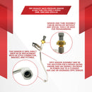 Exhaust Gas Recirculation Pressure Feedback Sensor Ford F250 F350 F450 F550 6.4L 2008-2010 EBP Powerstroke with EGR Tube | Replaces