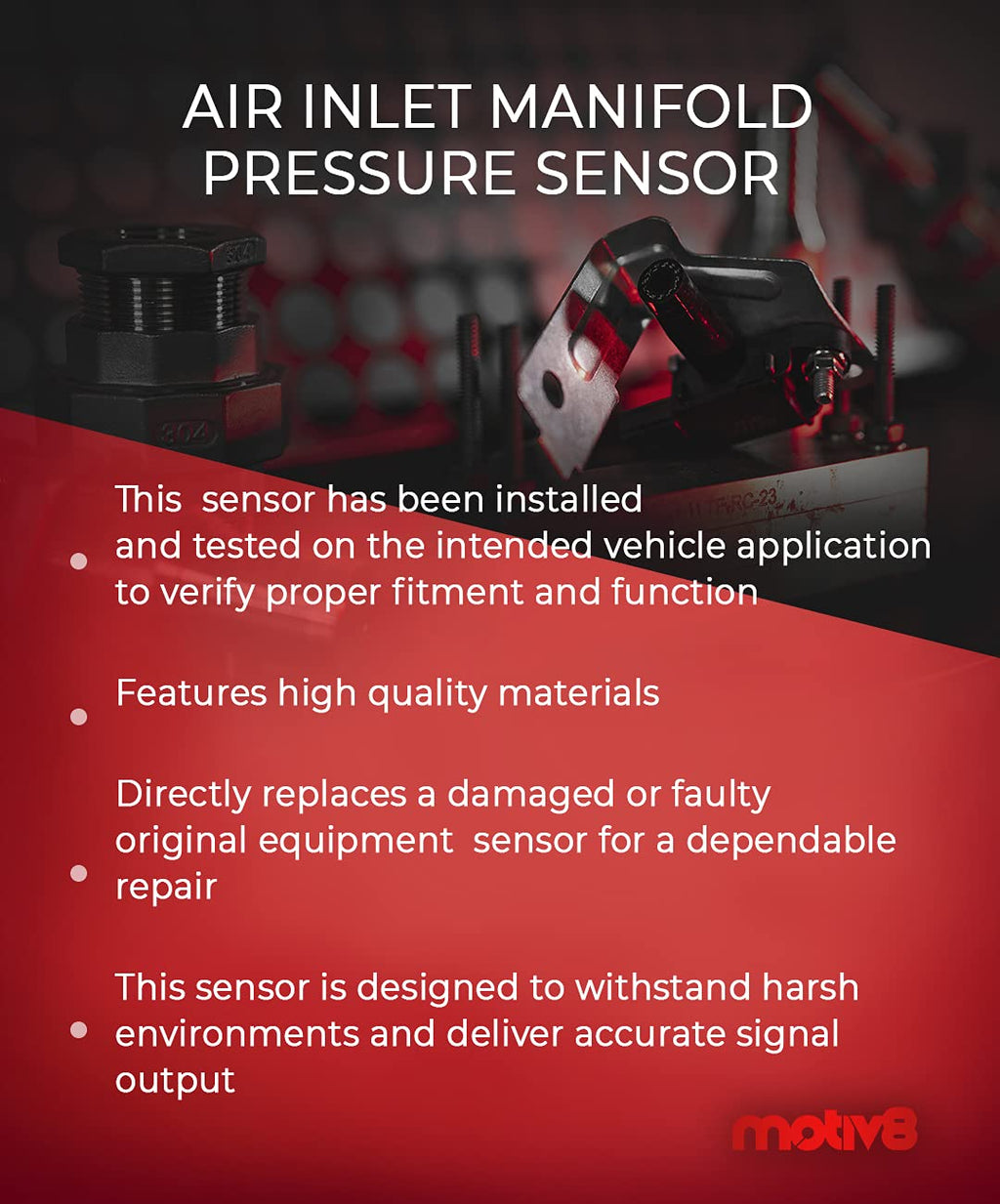 Air Inlet Manifold Pressure Sensor 161-9929  194-6724 for CAT – MOTIV8  Engineering