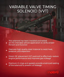 Variable Valve Timing (VVT) Solenoid | Intake (Right) | Subaru Tribeca 2008 2009 2010 | Replaces: 10921AA130 - Motiv8