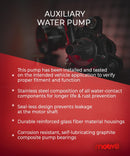 Engine Auxiliary Water Pump | Compatible with 2004-2009 Toyota Prius | Hybrid Drive Motor Inverter | Replaces: 1629021011, 1629021010 - Motiv8