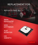 HID Lighting Ballast for Audi, BMW, MINI & Cadillac | Replaces: 8J0907391, 63112754797, 63117182520 & 25806714 - Motiv8
