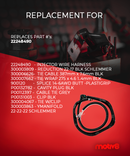 Engine Injector Wire Harness Kit for Volvo Truck D13 | VMRS 034-004-223 | Replaces: 22248490 - Motiv8