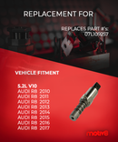 Variable Valve Timing Solenoid for Audi R8 2010-2017 | Replaces for 07L109257 & VVS278 - Motiv8