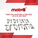 Motiv8 Ford Super Duty Fuel Injector Line & Tube Seal Kit 6.7L for 2011-2019 F250 F350 F450 F550 | Replaces for BC3Z9229F BC3Z9229B BC3Z9229D CM5292 CM5192 BC3Z9229C BC3Z9229A CM5191 CM5291