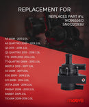 Electric Engine Water Pump | Compatible with Tiguan Audi A3, Q3, TT, VW Beetle CC EOS GTI Jetta 2.0L | Replaces: 1K0965561J & 5N0122093B - Motiv8