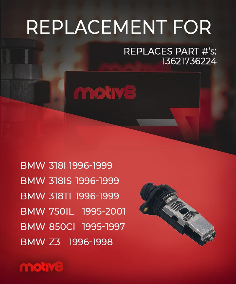 Mass Air Flow Sensor | BMW 318i 96-99, 318iS 96-99, 318Ti 96-99, 750iL 95-01, 850Ci 95-97, Z3 96-98 | Replaces: 13621736224 -  Motiv8