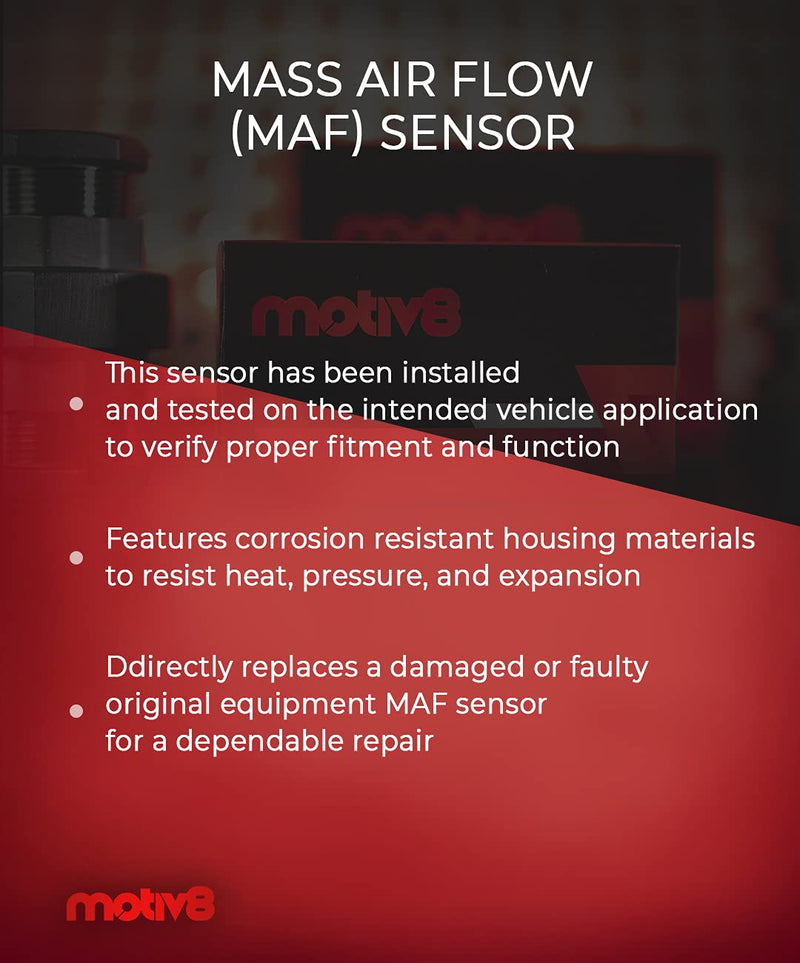 Mass Air Flow Sensor MAF Sensor | Infiniti FX35 G35 | Nissan 350Z Altima Maxima Murano Sentra | Replaces: 22680CA000 -  Motiv8