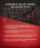 Variable Valve Timing (VVT) Solenoid | Hyundai Santa Fe 06-09 | Kia Optima 06-10, Rondo 07-10 | Replaces: 243563E000 - Motiv8