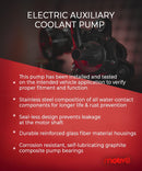 Electric Auxiliary Coolant Pump | NISSAN PATHFINDER 2005 2006 2007 2008 2009 2010 211 2012 | Replaces: 92408ZL90B, 92516EA50B - Motiv8