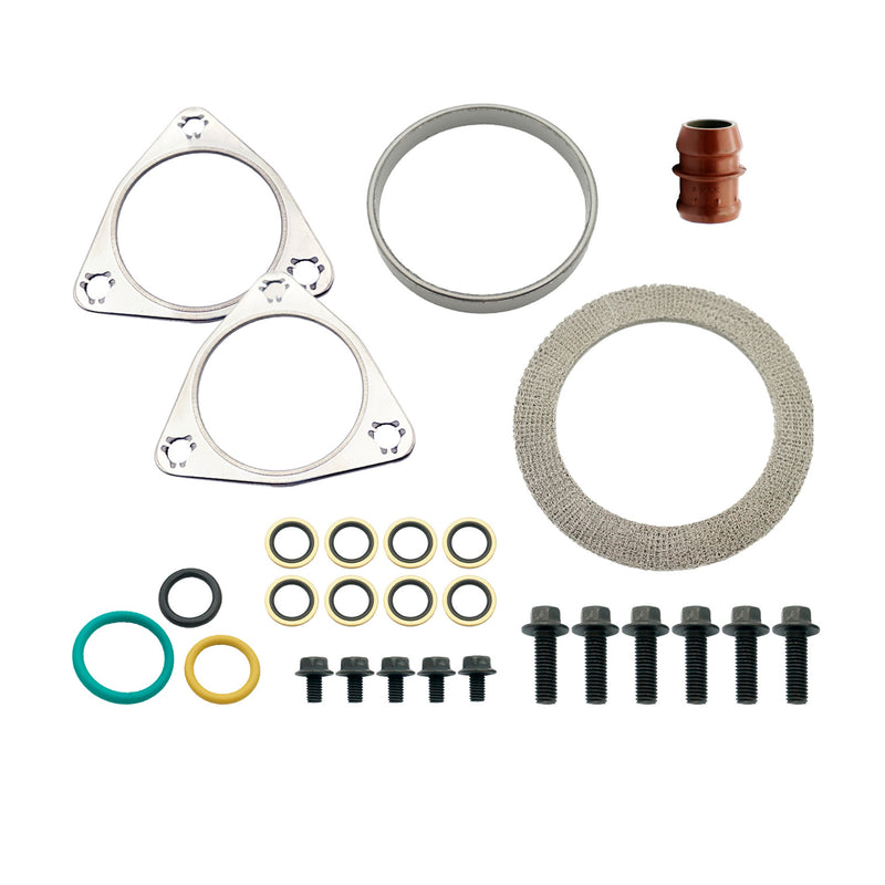 6.4L Powerstroke Turbo Mounting Kit | for Ford Super Duty F250 F350 F450 F550 2008 - 2010 | Replaces: 8C3Z9T514C , SW8C3Z9T514C , 1876540C92 - Motiv8